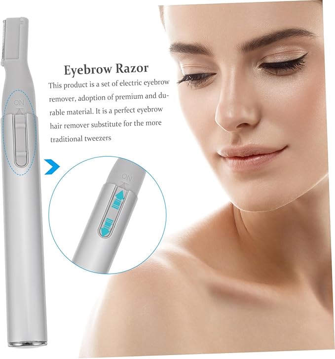 balacoo 1 Set Electric Eyebrow Trimmer Eyebrow Shaper Razor Hair Remover Face Epilator Facial Hair Men Shavers for Face Shaving Tool Brow Razor Man Care Abs