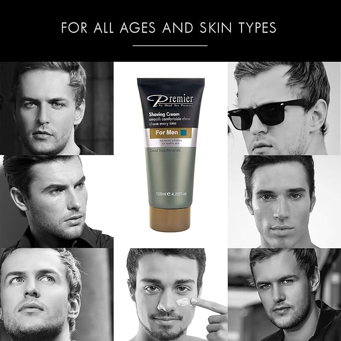 Premier Dead Sea Shaving Cream for Men