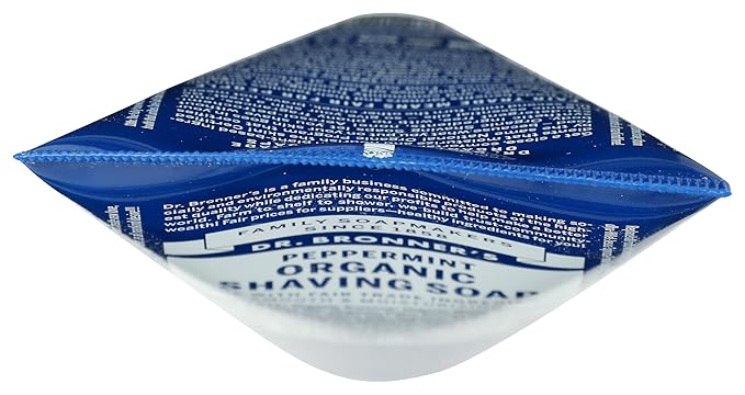 Dr Bronners, Shave Soap Peppermint Organic, 7 Fl Oz
