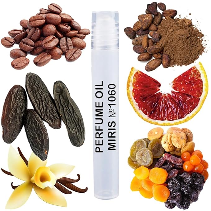 MIRIS No. 1060, Inspired by Chocolate Greedy, Long-Lasting Unisex Perfume Oil for Women & Men Roll-On, Rollerball 0.34 Fl Oz / 10 ml