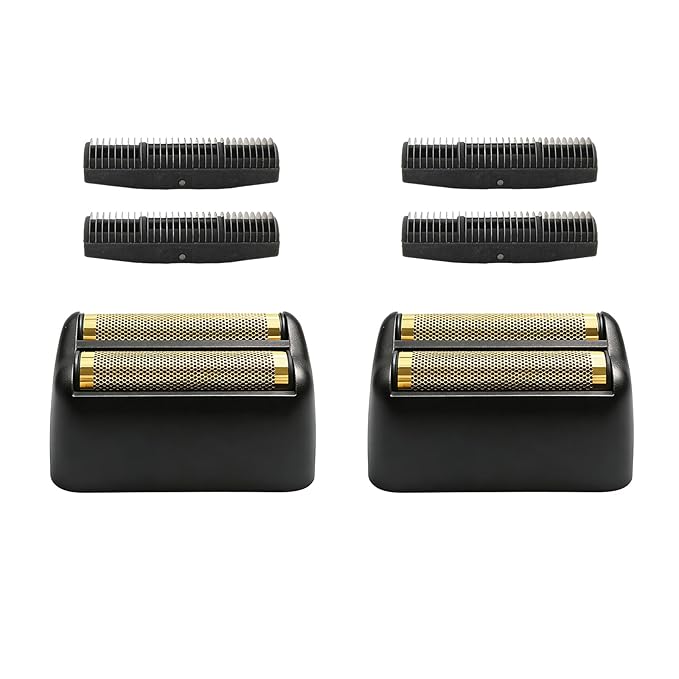 Replacement Head Compatible with BaByliss FX3 Foil Shaver, Replacement Foil Compatible with BaByliss Pro FX3 Foil Shaver Replacement Head Blade, Black Razor Replacement Foil & Cutter fxx3rfb - 2 Pack