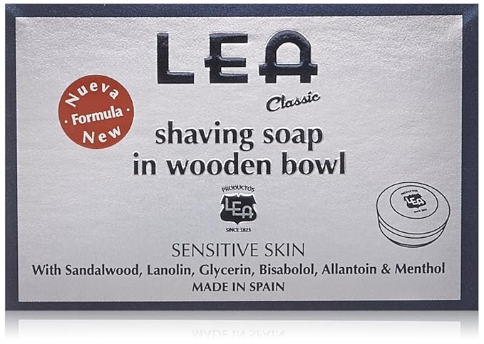 Shaving Soap Wood Bowl 3.5oz shave soap by LEA by ALE