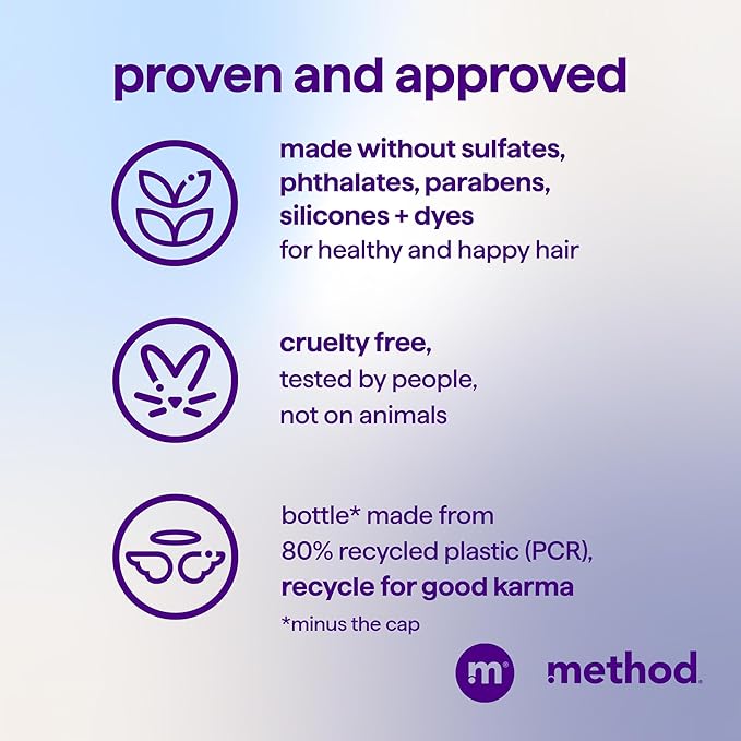 Method Moisturizing Conditioner, Simply Nourish - Revitalizes Dry Hair, Safe for Color-Treated Hair - Sulfate Free and Cruelty Free - 13.5 Fl Oz, Pack of 1