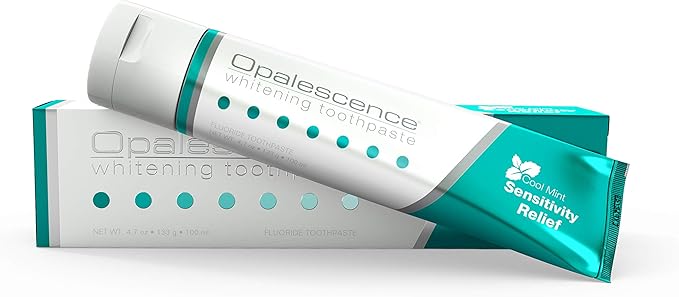 Opalescence Whitening Toothpaste for Sensitive Teeth - Oral Care, Mint Flavor, Gluten Free - 3 Pack