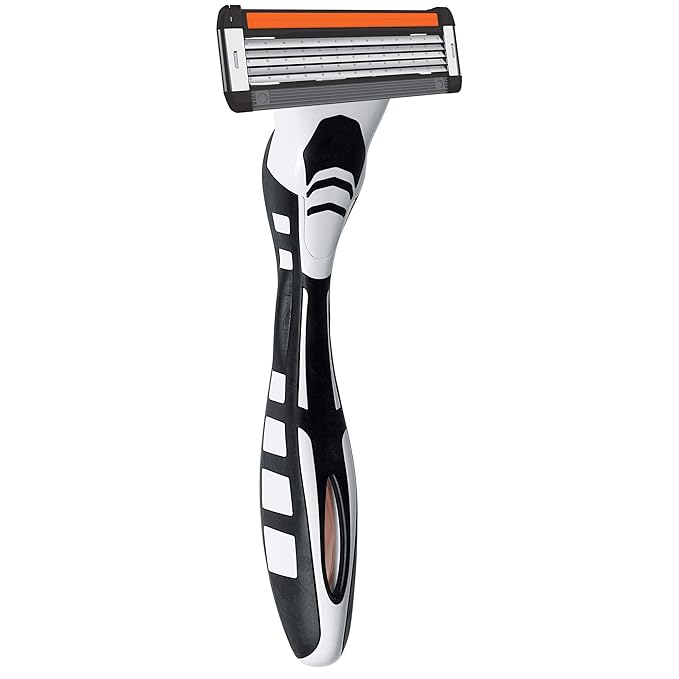 BIC Flex 5 Hybrid Men's 5-Blade Disposable Razor, 1 Handle and 4 Cartridges, 2 Count (Pack of 2)