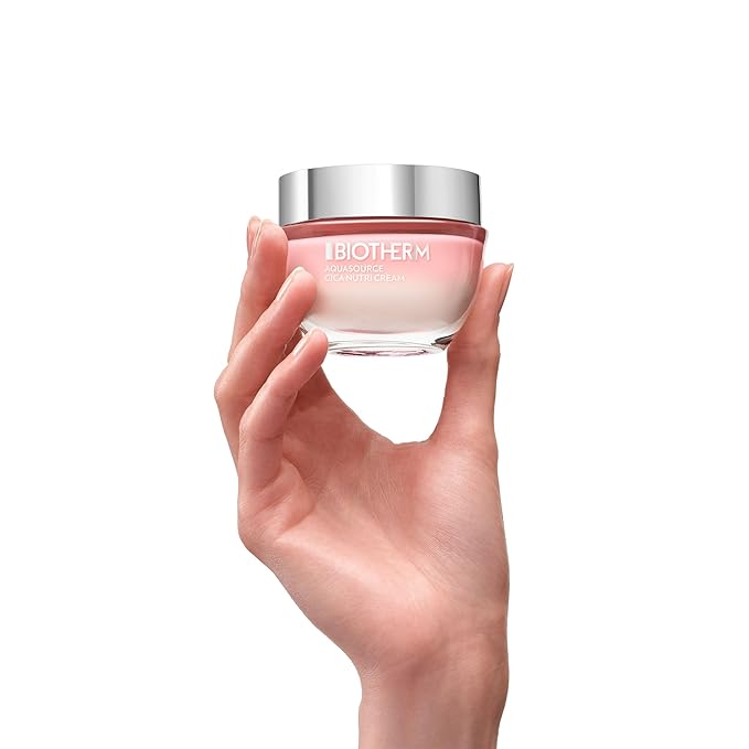 Biotherm Aquasource Cica Nutri Cream, For Dry To Normal Skin. Infused With Centella Asiatica And Biotech Plankton For Soothed, Softer And Luminous Skin, 1.7 Fl. Oz.