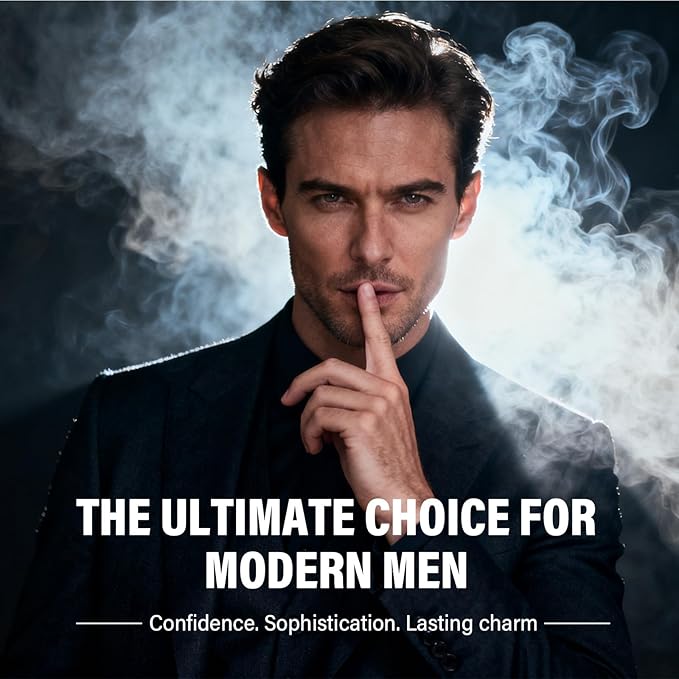 Pheromone Cologne for Men, Long Lasting Perfume for Men, Captivating Unique Aromatic to Enhance Image, Premium Perfume Oil for Day & Night Use