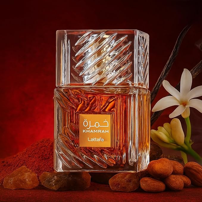 Lattafa Khamrah – Warm Spicy Vanilla Amber Fragrance, Unisex Perfume, 100 ml