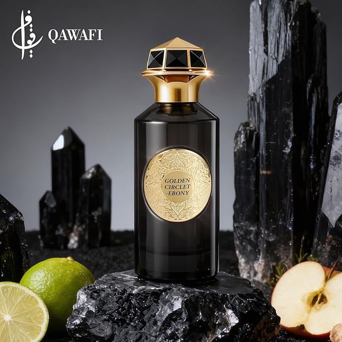 Golden Circlet-Ebony Fresh, Fruity, Bergamot, Amber Wood - Eau de Parfum Long-Lasting Fragrance for Men, Spray 100 Ml | 3.4 Fl. Oz