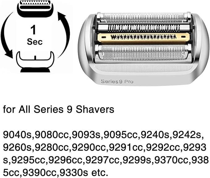 94M Series 9 Pro Replacement Heads for Braun Series 9 Pro Electric Shavers 9290cc, 9370cc, 9376cc, 9293s, 9260s, 9295cc, 9390cc, 9330s