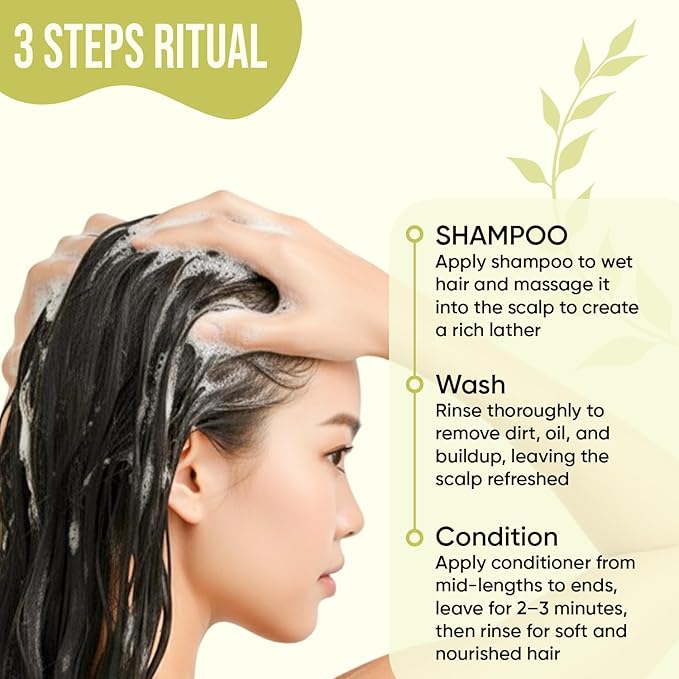 DEL SUR Hydrating Shampoo and Conditioner Set | 16 fl oz Each | with Camellia Japonica, Squalane, Hyaluronic Acid, Baobab Extract & Biotin | Deep Moisture for Dry, Damaged Hair