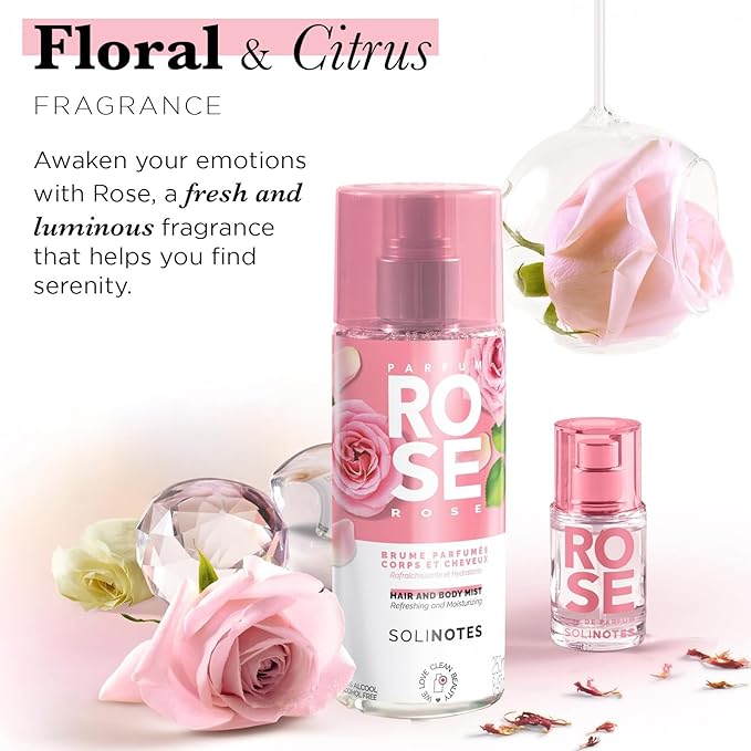 Solinotes Paris Rose Brume parfumée 250ml
