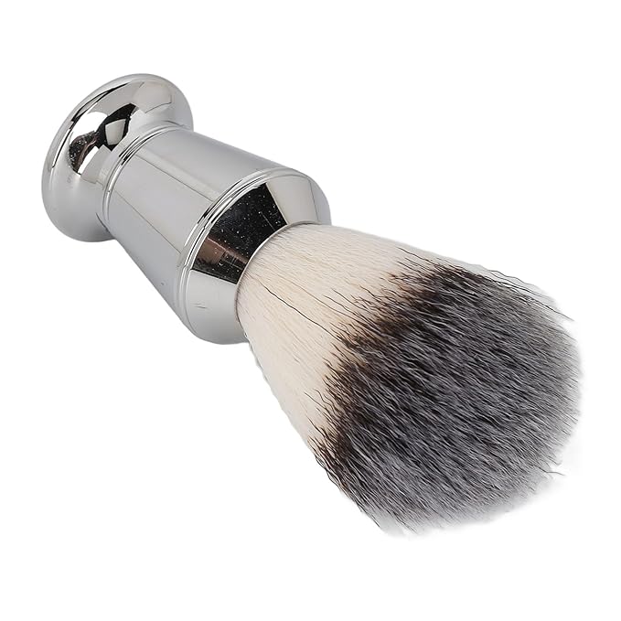 Shaving Brushes For Men, Beard Brush with Ergonomic Handle Stainless Steel Foaming Beard Brush For and WellGroomed Beard