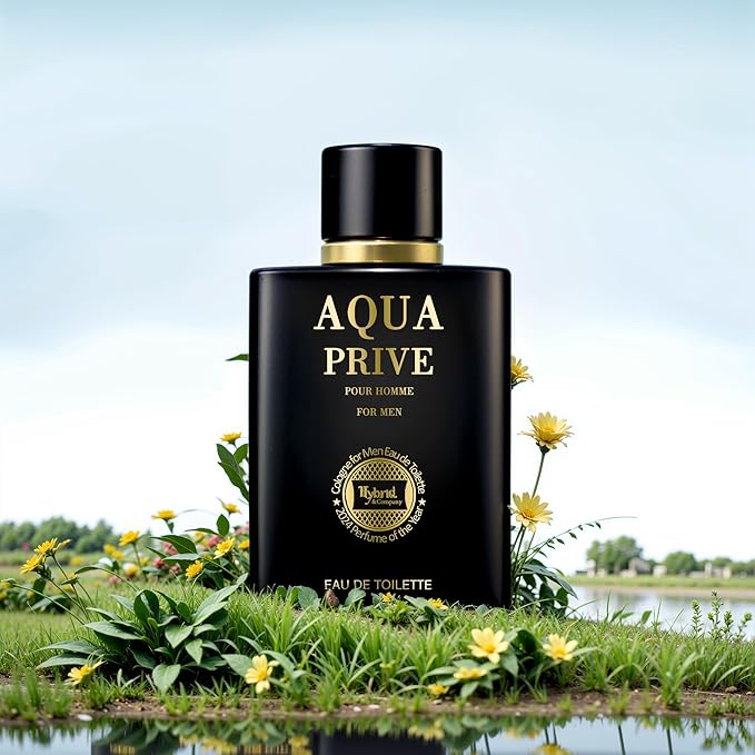 Hybrid & Company Aqua Pour Homme For Men Eau De Parfum Vaporisateur Natural Spray 3.4 Fl Oz