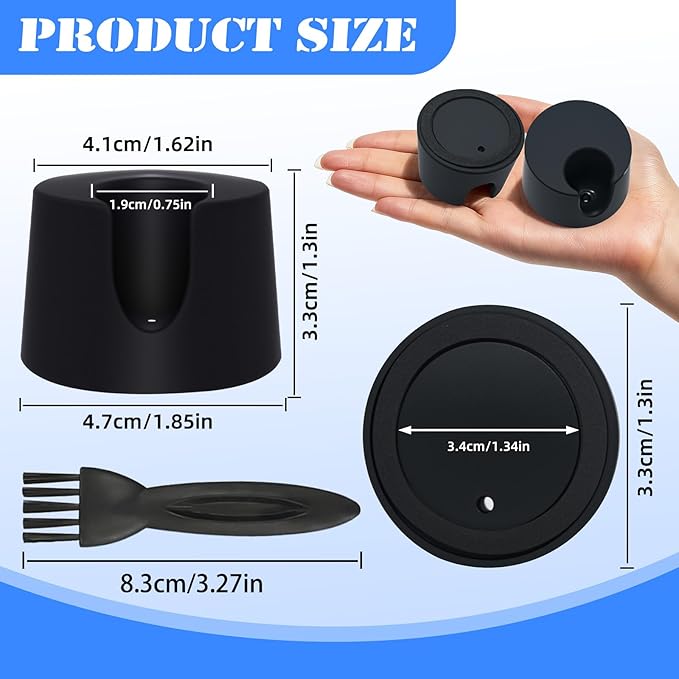 Razor Holder Compatible with Gillette Razor,2 Pack Anti-slip ABS Draining Razor Stand Compatible with Gillette Razor For Bathroom,2PCS Cleaning Brushes Included