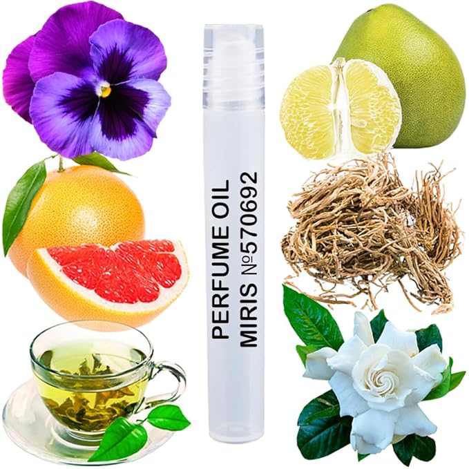 MIRIS No. 570692, Inspired by Pomelo Sorrento, Long-Lasting Unisex Perfume Oil for Women & Men Roll-On, Rollerball 0.34 Fl Oz / 10 ml