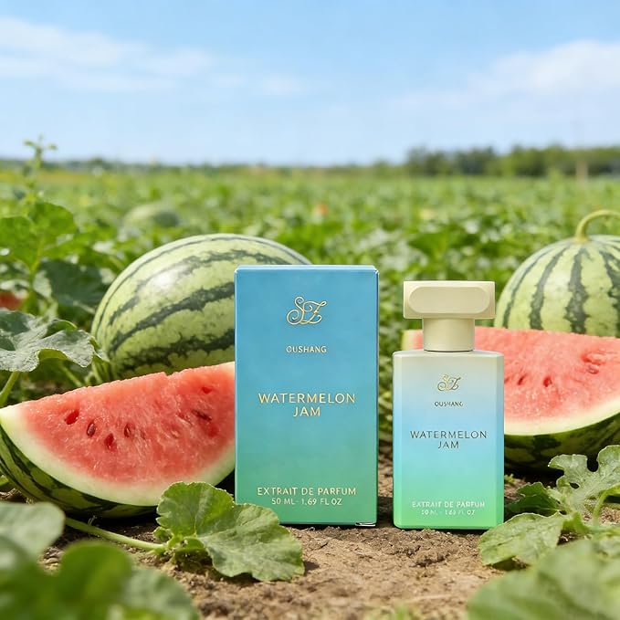 Watermelon Jam Perfume for Women and Men, Juicy Watermelon Fruity Scent, Fresh Sweet Summer Fragrance, Long Lasting Extrait de Parfum