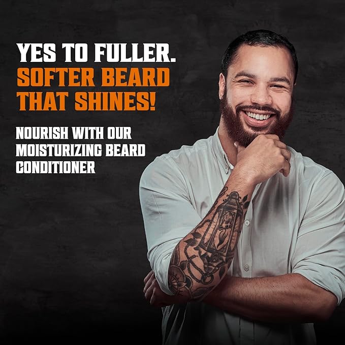 Viking Revolution Beard Wash and Beard Conditioner for Men with Argan Oil and Jojoba Oil- Beard Softener and Strengthener Beard Care Beard Shampoo and Conditioner with Ginseng Root(5oz,Coffee Whiskey)