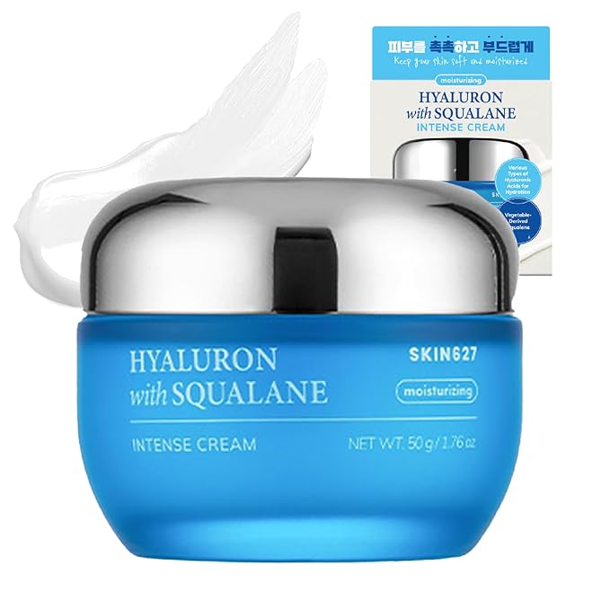 Innerest SKIN627 Daily Face Moisturizer, Face Cream, Facial Cream 1.76 oz Korean Skin Care Korean Moisturizer (Hyaluron with Squalane)