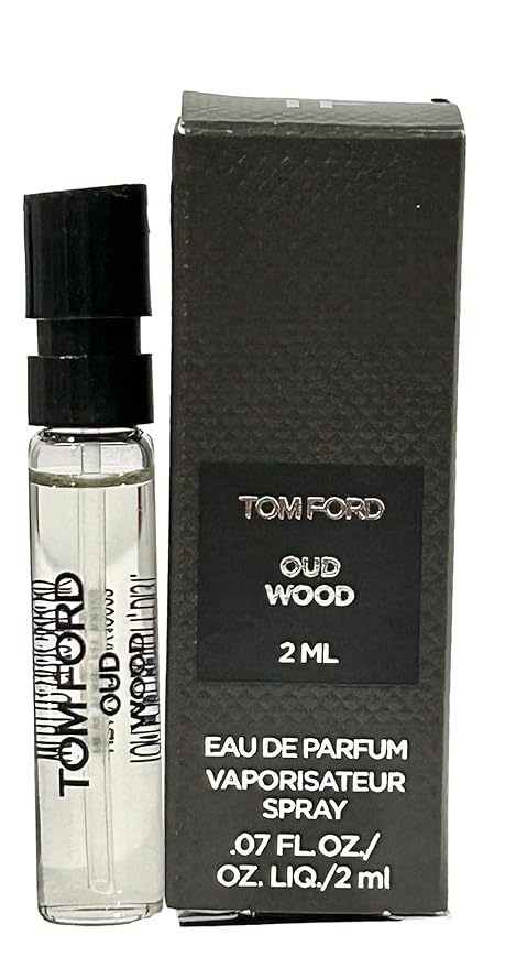 Tom Ford Oud Wood Eau de Parfum Unisex Sample Small Travel Size Spray Perfume 0.07 fl oz / 2 ml