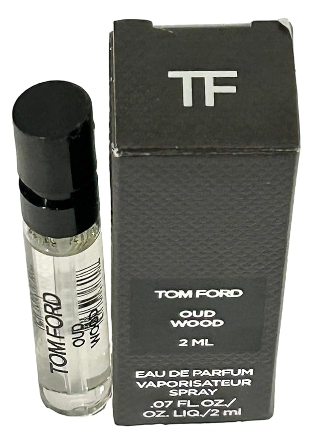 Tom Ford Oud Wood Eau de Parfum Unisex Sample Small Travel Size Spray Perfume 0.07 fl oz / 2 ml