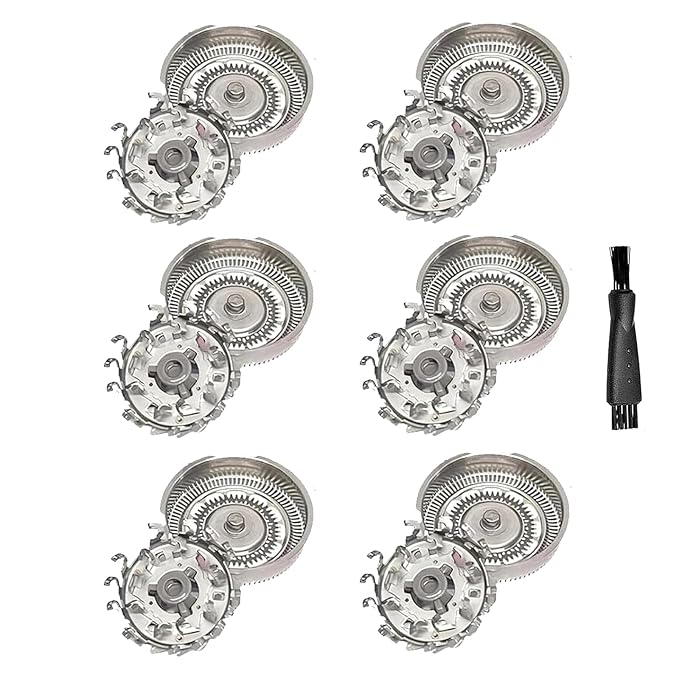 SH90 Replacement Rotary Heads Compatible with Philips Norelco 9000 Replacement Blades,for Norelco 9000 Replacement Heads Series 9000(S9xxx) and 8000(S8xxx)Electric Razor Shaver,SH90 Replacement Heads
