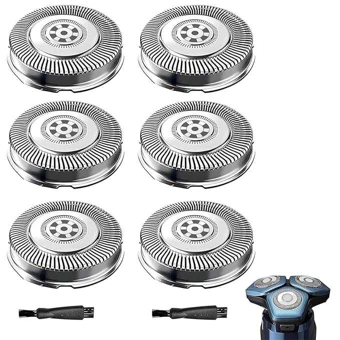 Upgraded SH71/52 Replacement Heads Compatible with Philips Norelco Series 7000 and Angle 5000 series, SH71 Replacement Blades Compatible with Philips Electric Shaving Series 7000 S7311 S7370 S7530