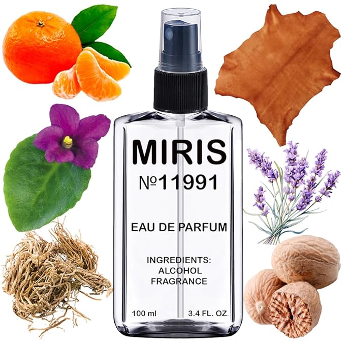 MIRIS No. 11991, Inspired by Fahrenheit, Long-Lasting Eau de Parfum for Men, Spray 3.4 Fl Oz / 100 ml