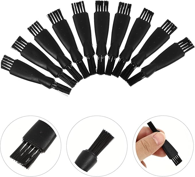 10Pcs Electric Razor Cleaning Brushes Double-Sided Shaver Cleaner Brush for Men Electric Shaver Maintenance and Detail Cleaning
