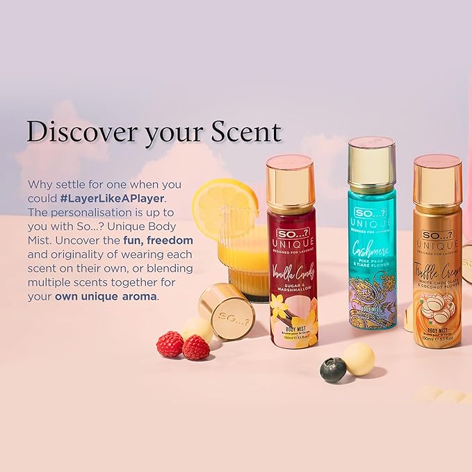 Unique Body Mist - Truffle Cream by So…? for Women - 5.1 oz Body Mist - Pack of 3