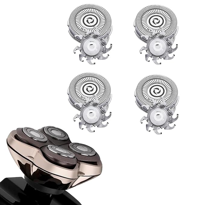 Shaver Replacement Blades compatible with Skul Shaver Pitbull Gold PRO Shaver Replacement Blade,Shaver Replacement Heads for Pitbull Platinum Pro Shaver (1Set(4blades)