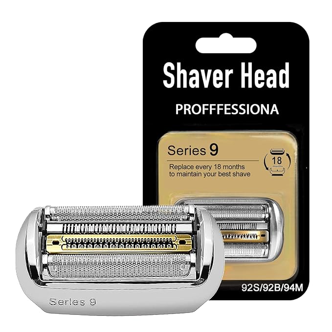 New Series 9 92S Electric Replacement Shaver Head Accessories Series 9 Electric Shaver blade Compatible with Braun Series 9 9290cc, 9291cc, 9370cc, 9293s, 9385cc, 9390cc, 9330s, 9296cc (Upgraded