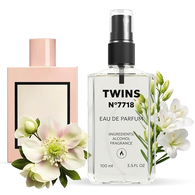 TWINS Impression of Bloom | Perfume for Women Eau de Parfum | No.7718 | 3.4 Fl Oz / 100 ml