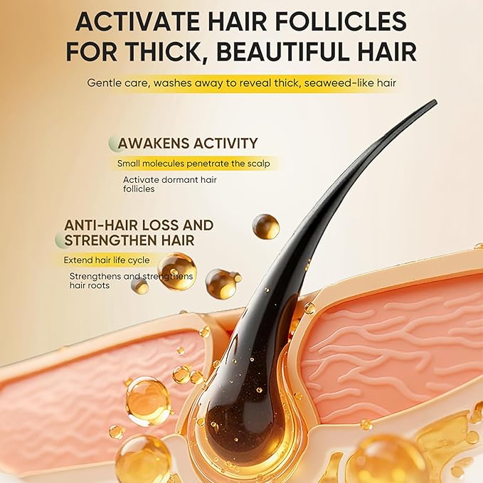 10.14 fl Oz Anti Hair Loss & Hair Fall Shampoo for Women - Daily Routine Shampoo to Strengthen Roots, Prevent Hair Loss & Nourish for Voluminous, Hydrated Hair