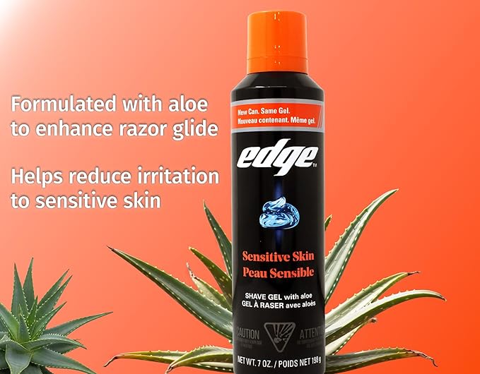 Edge Sensitive Skin Shave Gel - 7 Oz, Pack of 2