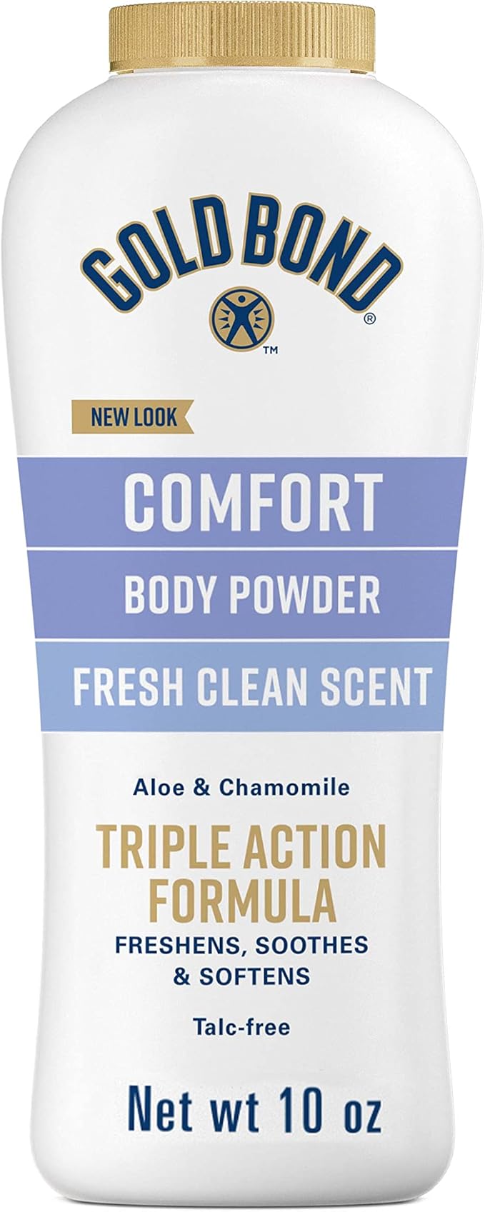Gold Bond No Mess Talc-Free Body Powder Spray 7 oz. Fresh Scent & Comfort Body Powder 10 oz. Talc-Free Fresh Clean Scent Bundle