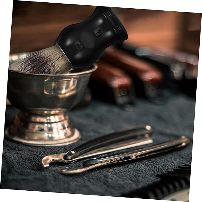 Traditional Shaving Brush Badger Hair Beard Shaving Tool Brush Beard Hair Cleaner