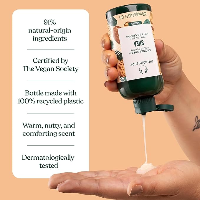 The Body Shop Shea Shower Cream, 8.4 Fl Oz