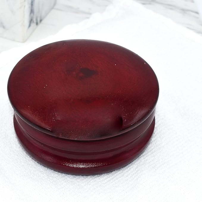 Parker Genuine Dark Mango Wood Shaving Soap Bowl - High Lustre Finish