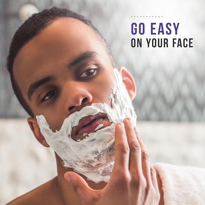 Edge Shaving Gel for Men, Extra Moisturizing with Vitamin E, (6 Pack) - Shave Gel For Men That Moisturizes, Protects and Soothes To Help Reduce Skin Irritation