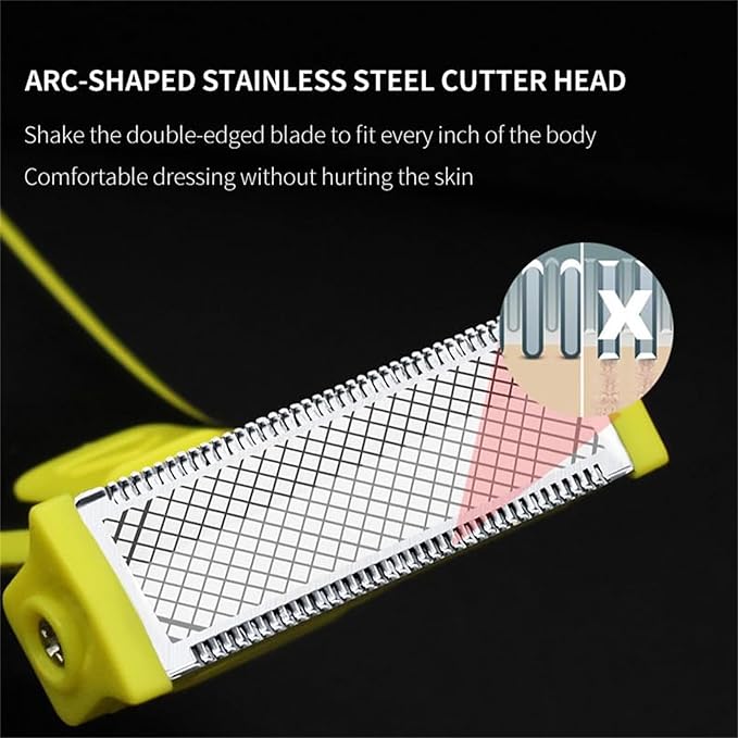 Wet and Dry Electric Shaver Cleaner, Electric Razor for Men, Rechargeable Wet & Dry Shaver, Non-Slip, Durable, Fast Shaving (1PC)-Model #12