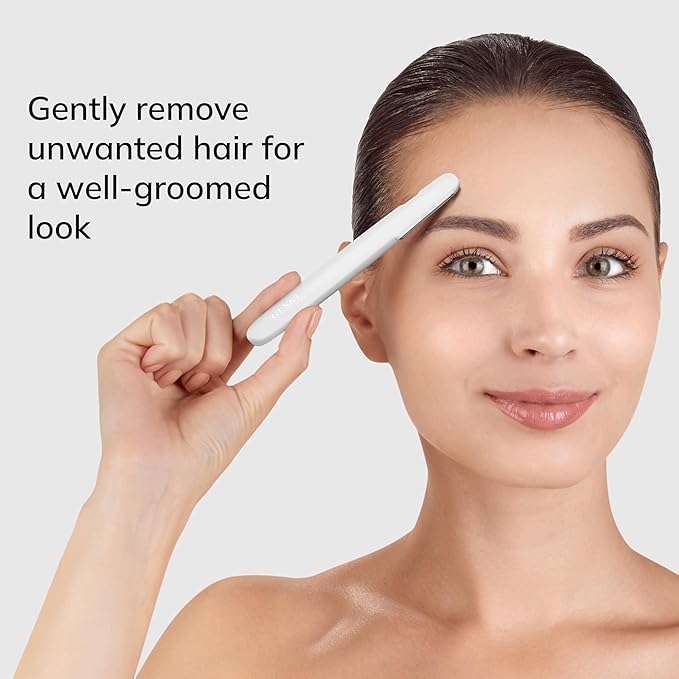 GESKE Precision Trimmer | 4 in 1 | Painless, Hygienic Hair Remover | Precise Hair Trimmer Tool | Face & Body | Men & Women | Grooming Device | Hypoallergenic, Easy-to-exchange Blades | All Skin Types