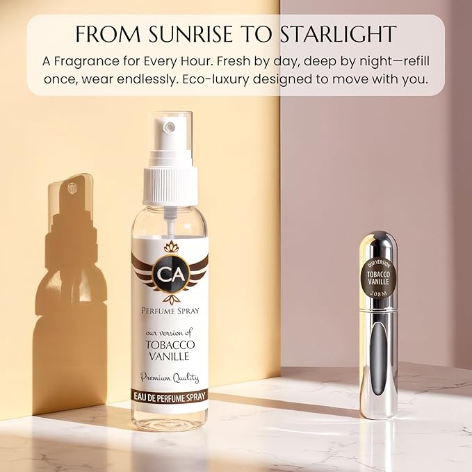 CA Perfume Eco Refill Impression of Dylan Navy Blue Pour Homme for Men Aromatic Fougere Long Lasting Fragrance Eau De Parfum 2 Fl Oz 60ml