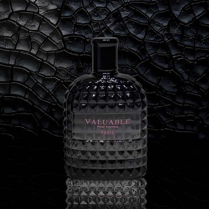 Valuable Paris Sensual Woody Cologne for Men | Long Lasting Perfume Aromatic Scent, Eau de Parfum Natural Spray Fragrance- Great Holiday Gift, 3.4 Fl Oz/100 Ml