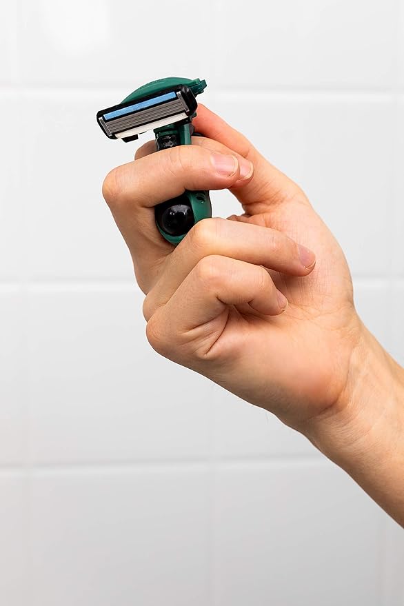 HeadBlade Moto LE Greene Men's Head and Skull Shaving Razor - Revolutionary Dual Active Suspension