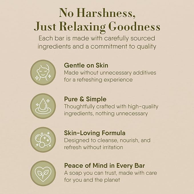 360Feel Lilac Soap - Made in the USA - Castile Handmade, All-Natural, Cold-Processed - Infused with Sweet Lilac for a Refreshing Floral Aroma and Creamy Moisturizing Lather - 5 oz