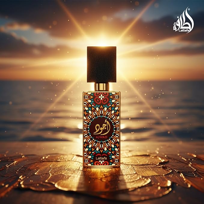 Lattafa Ajwad Eau De Parfum Spray for Unisex, 2.0 Ounce