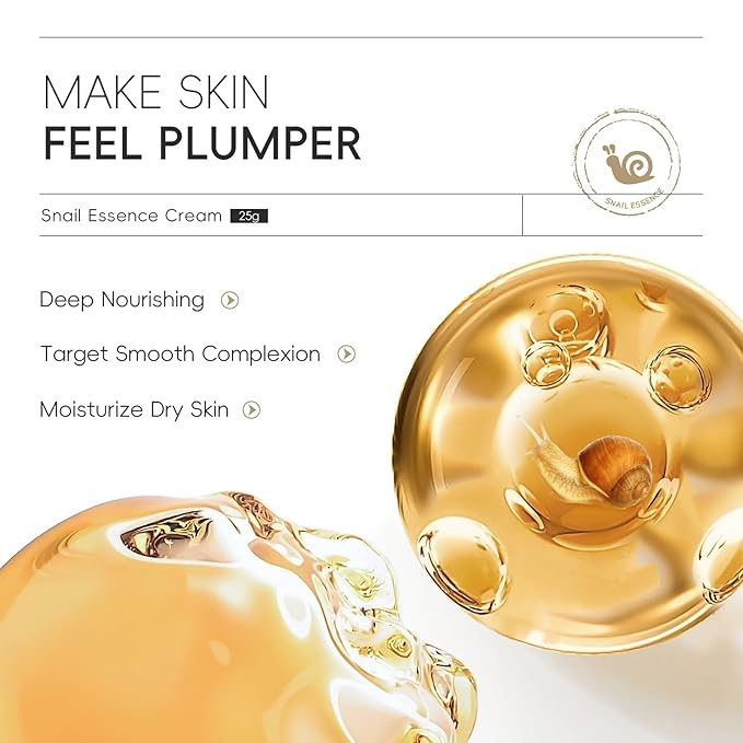 AKARY Snail Essence Face Cream Moisturizing Acne Scar Removal Cream, Soften, Improve Nourishing Collagen Essence Korean Face Moisturizer for Damaged Skin, Day & Night Repairing