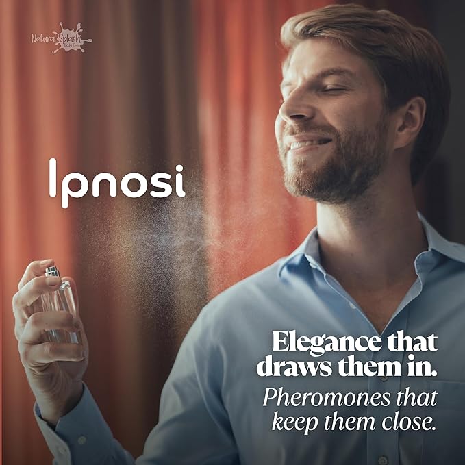 lpnosi For Him Pheromone Perfume, Long-Lasting Fragrance Infused with Natural Essences & Powerful Pheromones, Irresistible Scent for Men, Spray, Travel-Friendly, 1 fl oz