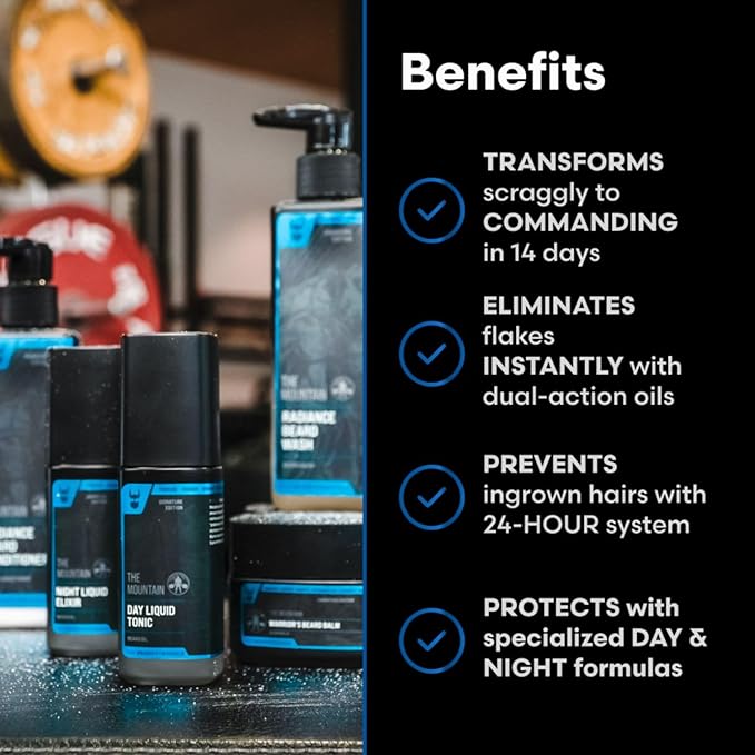 The Beard Struggle Mountain Night Beard Oil for Men – Deep Hydration & Overnight Conditioning – Strengthening Botanical Blend – Fast-Absorbing, Non-Greasy – 30 mL (1 fl oz)